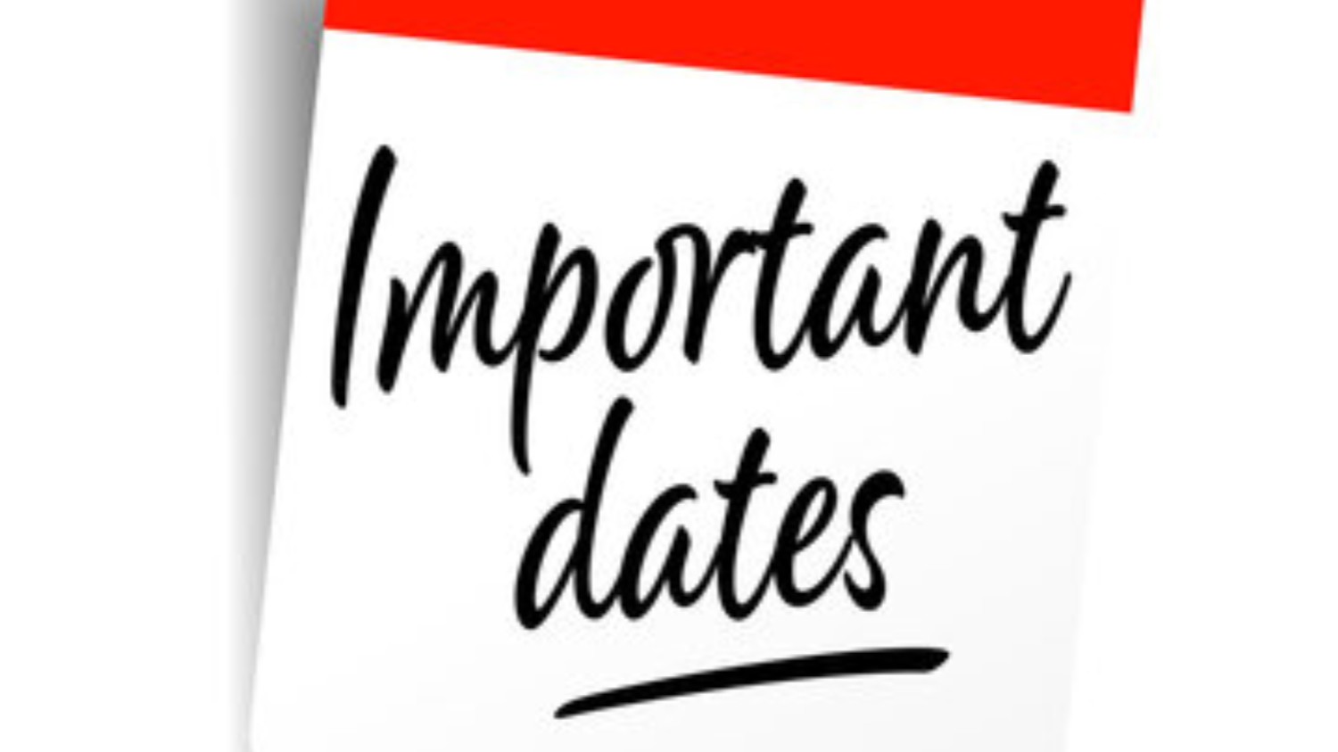 Key Dates 2026