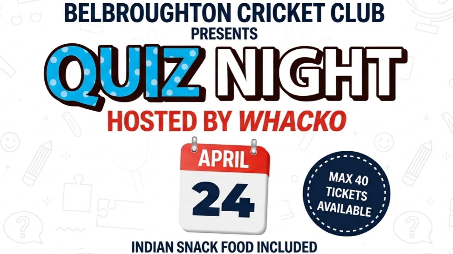 April Quiz Night