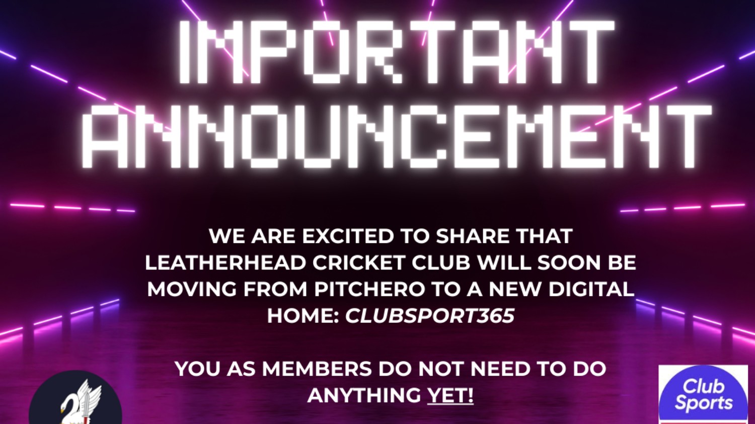 Important Update: Club Administration Platform Transition