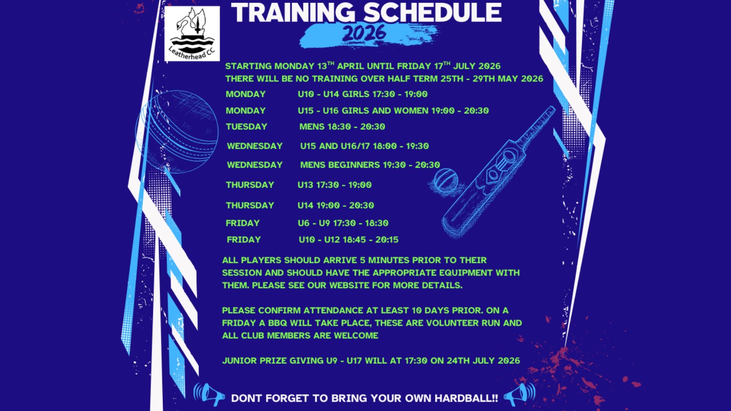 2026 Training Days