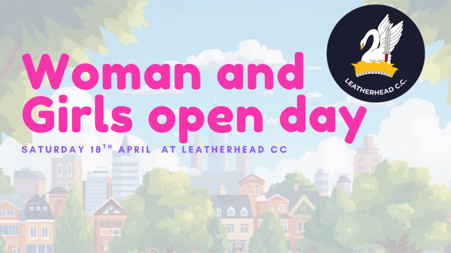 Save the date - Woman and Girls day Saturday 18th April 2026 