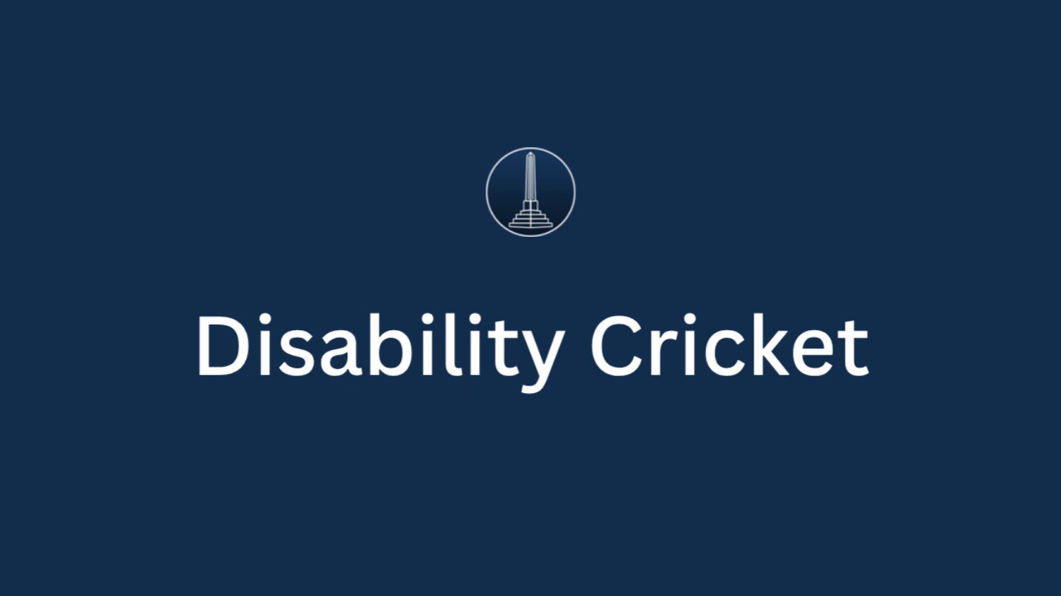 Disability Cricket