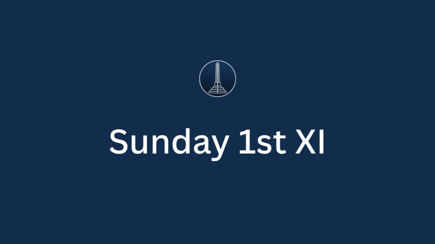 Sunday 1st XI