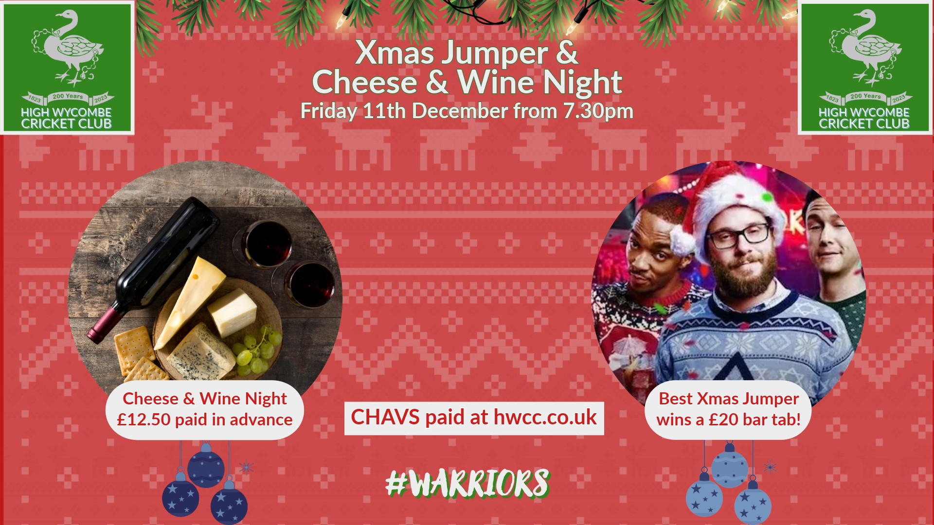 Xmas Jumper and CHAVS Night 26