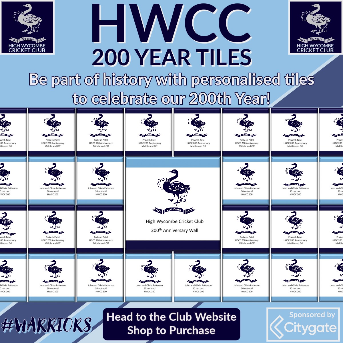 200 Year Celebratory Tiles