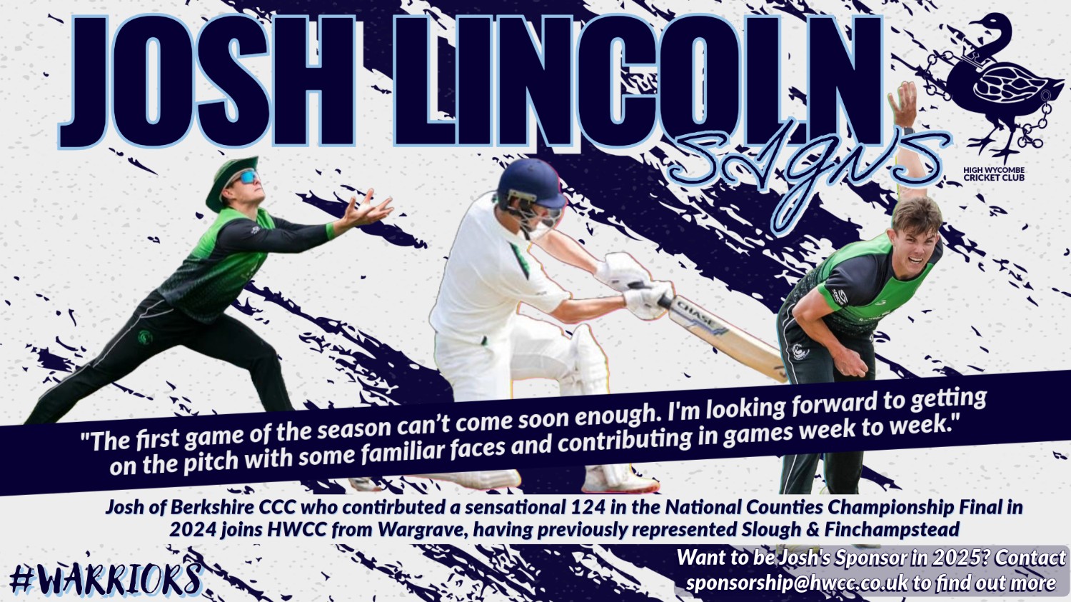 Berkshire’s Josh Lincoln Joins High Wycombe As Batting All-Rounder