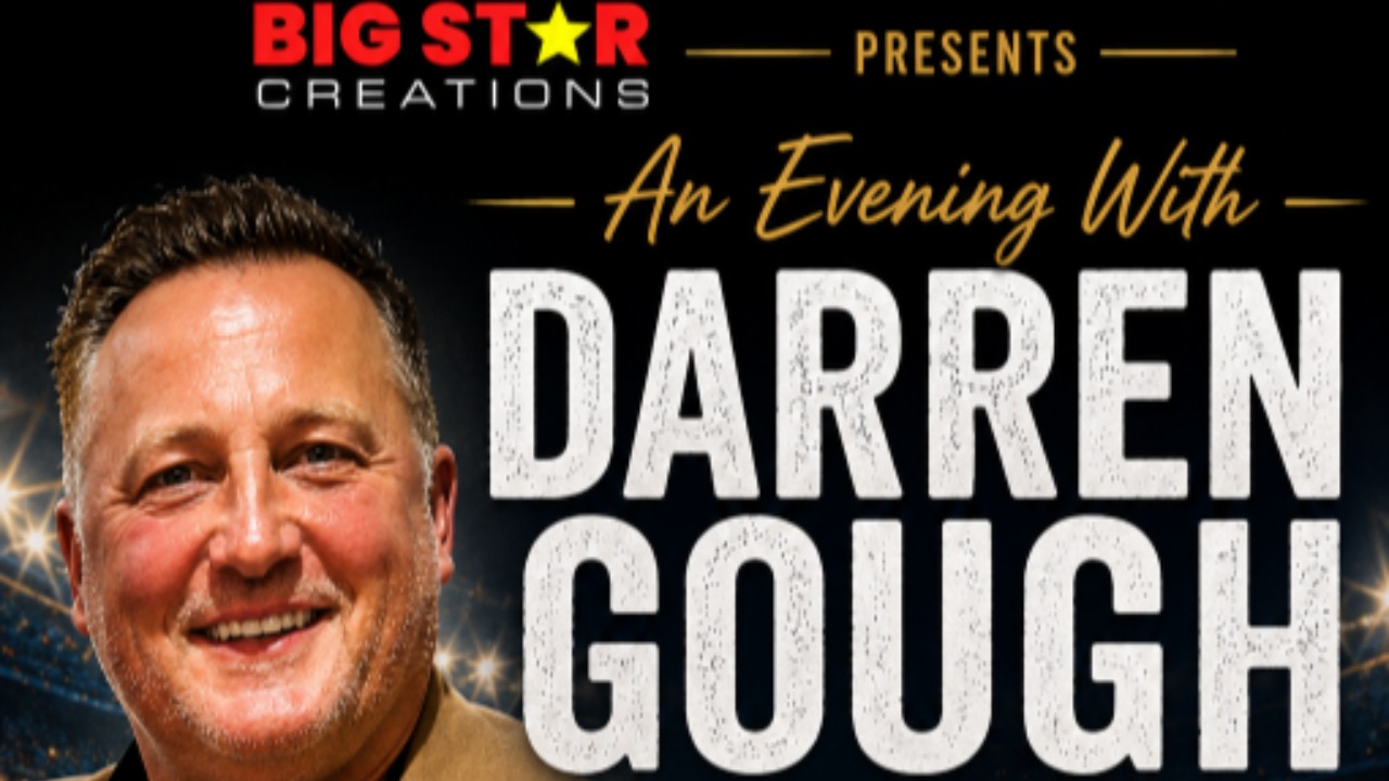 An Evening with Darren Gough - Tickets sold via https://bigstarcreations.com/event/an-evening-with-england-cricket-legend-graeme-swann-2/