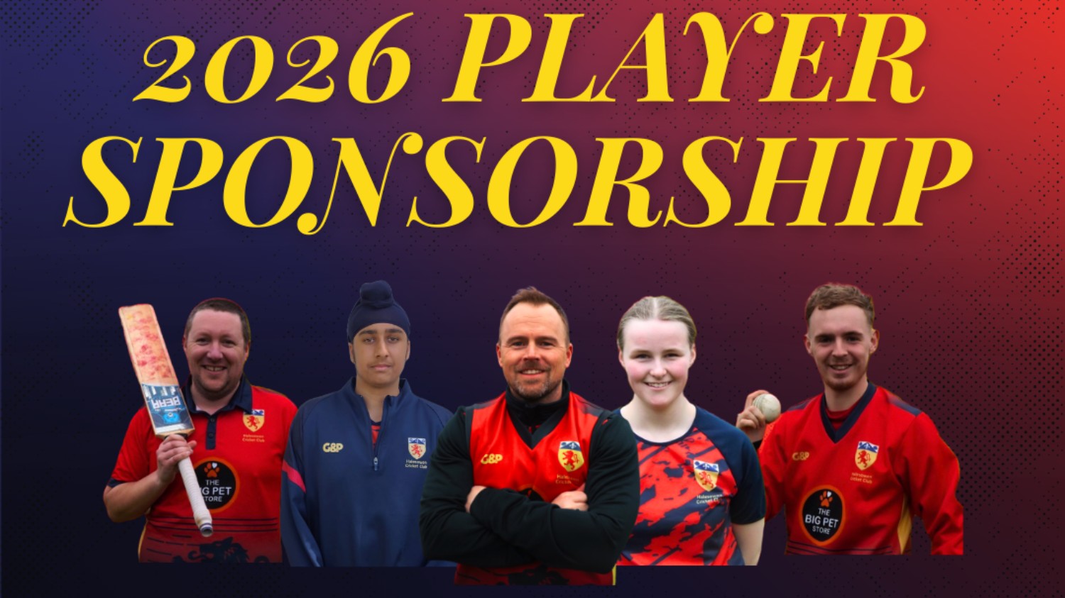 2026 Player Sponsorship Now Available!!!