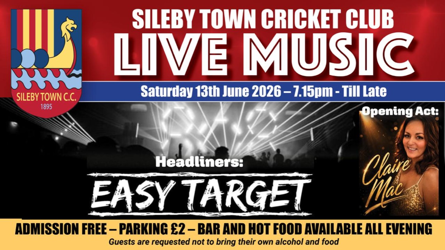 Put the date in your diary for our summer music night